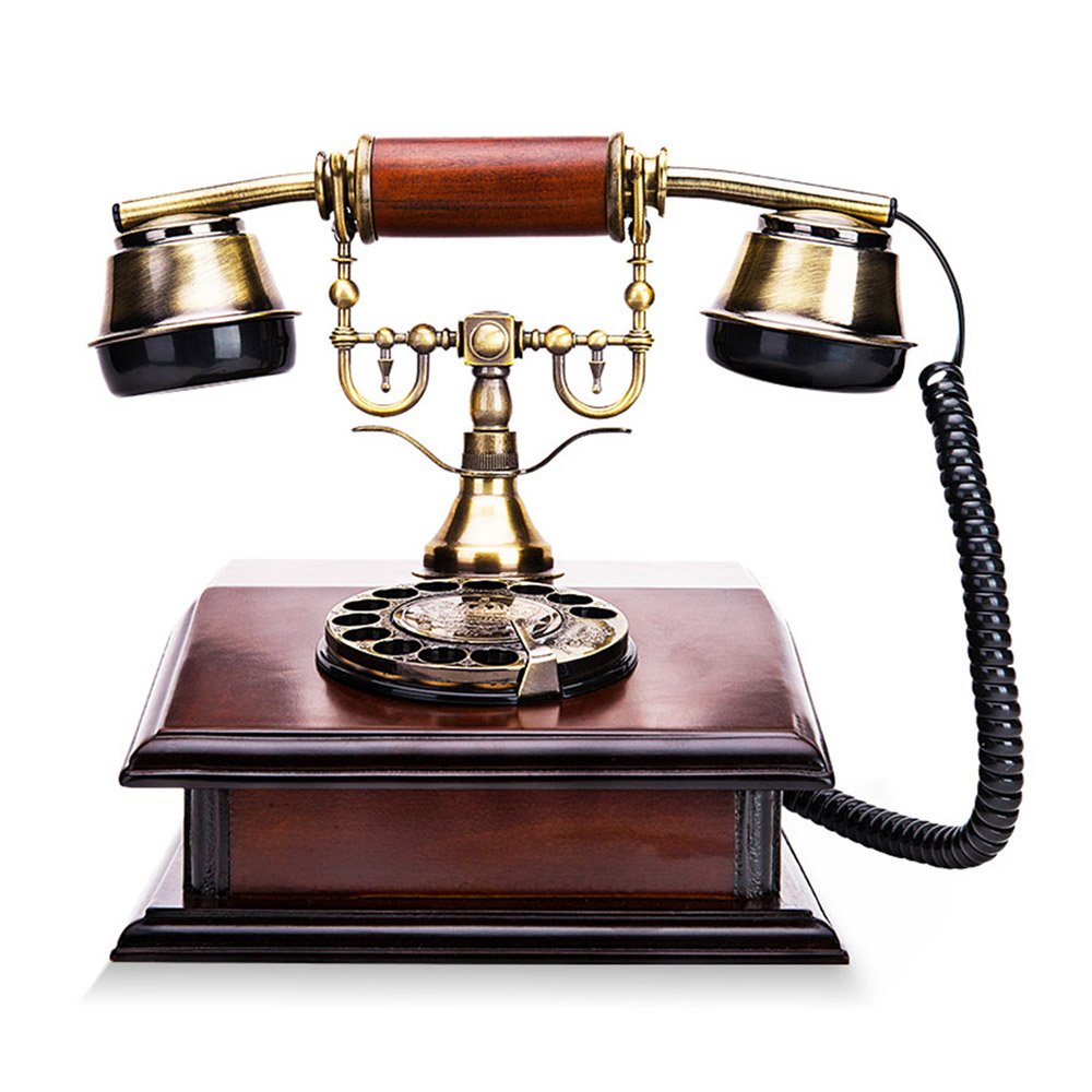 希少品 アンティーク電話 金属製 ハンドセット付き 希少品 アンティーク電話 金属製 ハンドセット付き